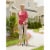 Compass Health Soft Grip Quad Cane - Black Perspective: back