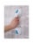 Carex® Ultra Grip™ White Bath Bar Handle Perspective: back