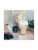 Carex E-Z Lock Raised Toilet Seat with Removable or Adjustable- 5 Inch - Fits Most Toilets Perspective: back