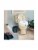 Carex E-Z Lock Raised Toilet Seat with Removable or Adjustable- 5 Inch - Fits Most Toilets Perspective: back