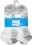 Columbia No Show Socks - L White Perspective: back
