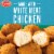 Tyson Frozen Lightly Breaded Boneless Chicken Bites Perspective: back