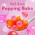 Del Monte® Bubble Fruit Pear Berry Pomegranate-Flavored Fruit Cup Snacks 4 Pack Perspective: back