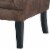Ashley Drakelle Tufted Accent Chair in Mahogany Perspective: back