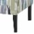 Ashley Triptis Slipper Chair in Green and Gray Perspective: back