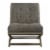 Ashley Sidewinder Tufted Accent Chair in Taupe Perspective: back