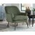 Ashley Furniture Dericka Moss Green Accent Chair Perspective: back