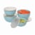 KitchenAid® Prep Bowls Set Mineral Water Perspective: back