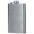 Maxam 8 Ounce Stainless Steel Flask Lightweight Drinking Flask with a Screw-On Leak Proof Lid Perspective: back