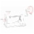 Maxam Vegetable Spiral Slicer for Decorative Fun Flair on the Dinner Plate Stainless Steel Perspective: back