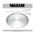 Maxam Stainless Steel Pizza Pan Perspective: back