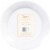 Caspari Paper Plates - Linen Moss Green Perspective: back