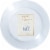 Caspari® Disposable Salad-Dessert Plates - Linen Red Perspective: back