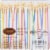 Caspari Candles Paper Cocktail Napkins Perspective: back
