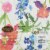 Caspari® Summer Garden Paper Napkins - White Perspective: back