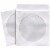 Maxell CD/DVD Storage Sleeve White Perspective: back