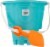 American Plastic Toys Two Gallon Pail & Shovel Toy Perspective: back