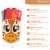 Giraffe Shaped Stick-On Phone Wallet Perspective: back