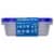 Ziploc® Rectangle BPA-Free Plastic Snap Seal Food Storage Container - 2 pack Perspective: back