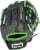 Franklin Fastpitch Pro Series Regular Softball Glove - Lime/Black Perspective: back