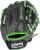 Franklin Fastpitch Pro Series Regular Softball Glove - Lime/Black Perspective: back