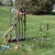 Franklin Vintage Croquet Brass Fittings Set Perspective: back
