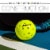 Franklin X-40 Performance Outdoor Pickleballs - Optic Yellow Perspective: back