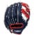 Franklin Field Master Series USA Regular Baseball Glove - Blue/Red Perspective: back