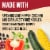 Smart Ones Zucchini Zesty Green Chile Sour Cream Sauce & Mozzarella Cheese Santa Fe Rice & Beans Perspective: back