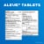 Aleve Pain Reliever & Fever Reducer Naproxen Sodium Tablets Perspective: back