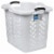 Home Logic 2-Bushel Laundry Hamper - White Perspective: back