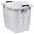 Home Logic 2-Bushel Laundry Hamper - White Perspective: back