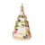 Christopher Radko Six-Tier Celebration Wedding Cake Ornament Christmas 1020789 Perspective: back