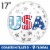 USA Bursts Helium Filled Balloon Perspective: back