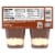 Snack Pack Chocolate Vanilla Flavored Pudding Cups Perspective: back