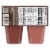 Snack Pack Milk Chocolate Variety Pack Pudding Perspective: back