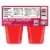 Snack Pack Sugar Free Cherry Flavored Juicy Gels Perspective: back
