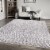 Harrington's Cotton Tail Collection Area Rug - Light Gray Perspective: back