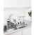 Umbra® Holster Dish Rack in Charcoal Perspective: back