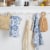 Martha Steward Stripe Medallion Kitchen Towels Perspective: back