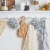Martha Stewart Ditsy Floral Oven Mitts Perspective: back