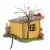 Department 56 House Honey Hive Ceramic Halloween Snow Village 6007789 Perspective: back