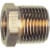 Tru-Flate 1/4 In. FNPT x 3/8 In. MNPT Brass Bushing 21-535 Perspective: back