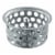 Plumbcraft® Basin Sink and Faucet Strainer Cup Perspective: back