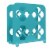 Home Basics Napkin Holder Trinity - Turquoise Perspective: back