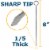 8 inch BBQ Skewers Set of 24, Used for Barbecuing MeatStainless Steel, Barbeque Accessories Perspective: back
