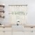 No. 918 Brinley Jute-Tab Cafe Curtain Window Panel - Natural Perspective: back