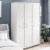 Camberly Framed 3 Door Wardrobe, Ivory Oak Perspective: back