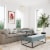 Cortney's Collection Perry Lift-Top Coffee Table, Powder Blue Perspective: back