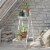Wallflower Plant Stand, White Perspective: back